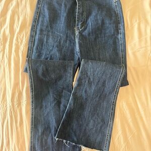 Fear of God Dark Blue Straight Leg Jeans